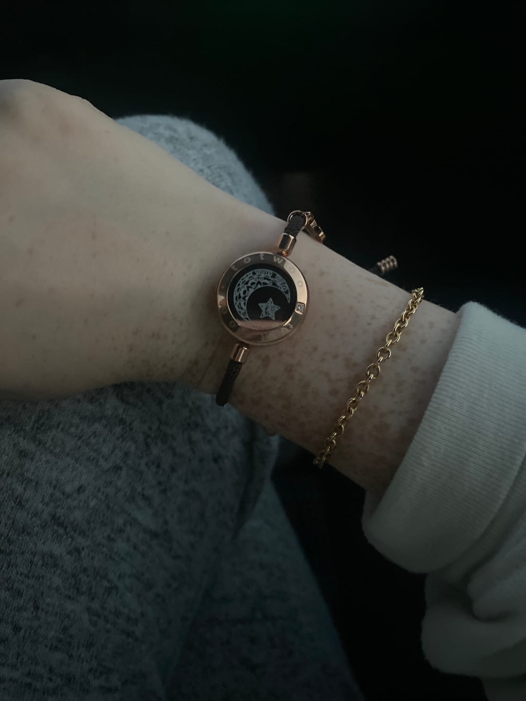 Customer photo review of Sun & Moon Couples Bracelets
