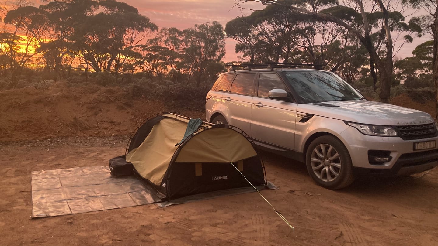 Customer photo review of Rainger Touring Double Swag - RT2 Sandstorm
