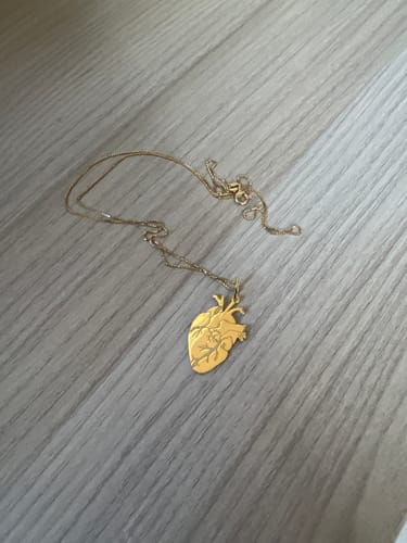 Customer photo review of Collana Cuore Anatomico