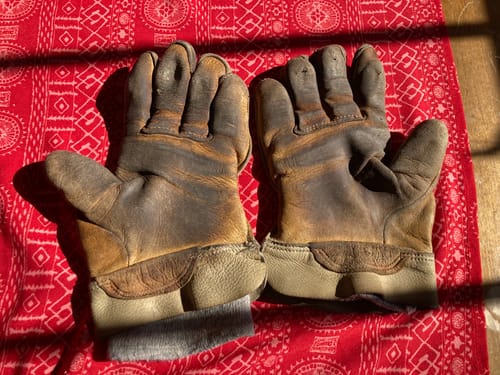 Customer photo review of Glove Repair