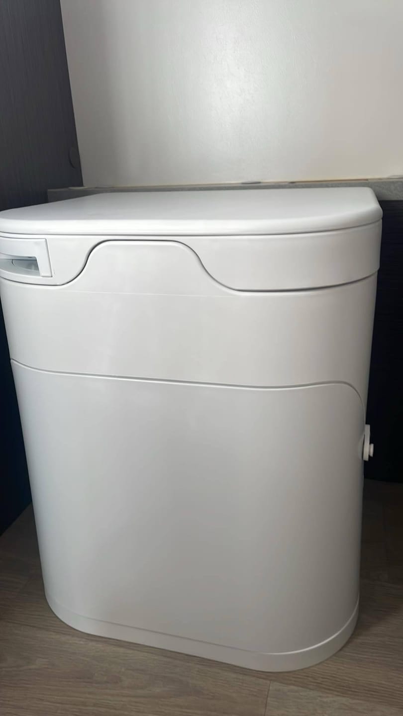Customer photo review of OGO Origin Sleek Composting Toilet