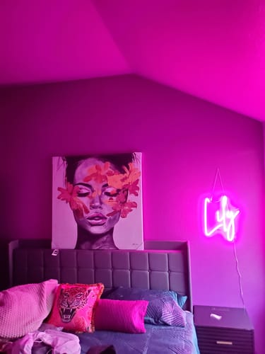 Customer photo review of Custom Neon: Lily