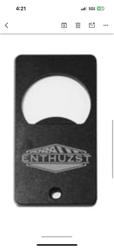 Customer photo review of BILLET BOTTLE OPENER