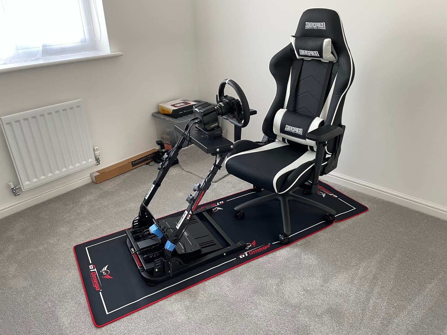 Customer photo review of Simulator Floor Mat