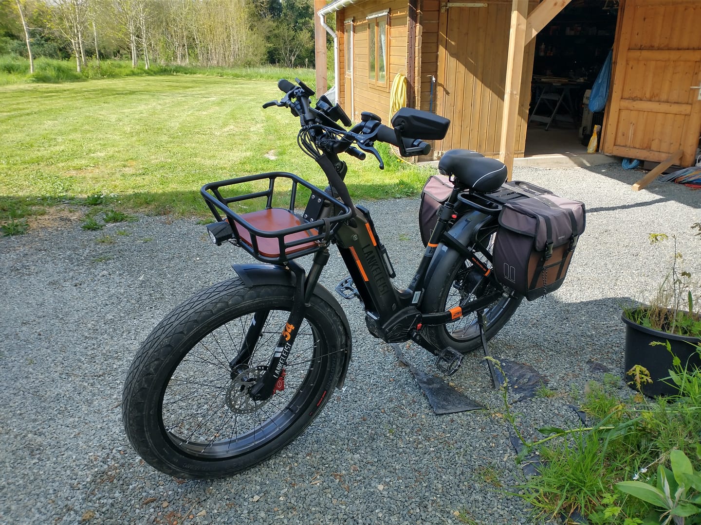Customer photo review of Front Basket For Lankeleisi MG600 Plus/Wombat-1/MG600 Lite