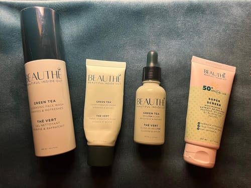 Customer photo review of Crème Hydratante Éclat au Thé Vert