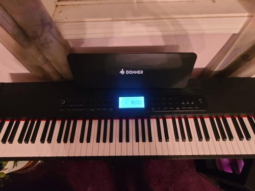 Customer photo review of Donner DDP-95 Upright Digital Piano
