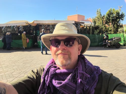 Customer photo review of Raven Forge Military Scarf