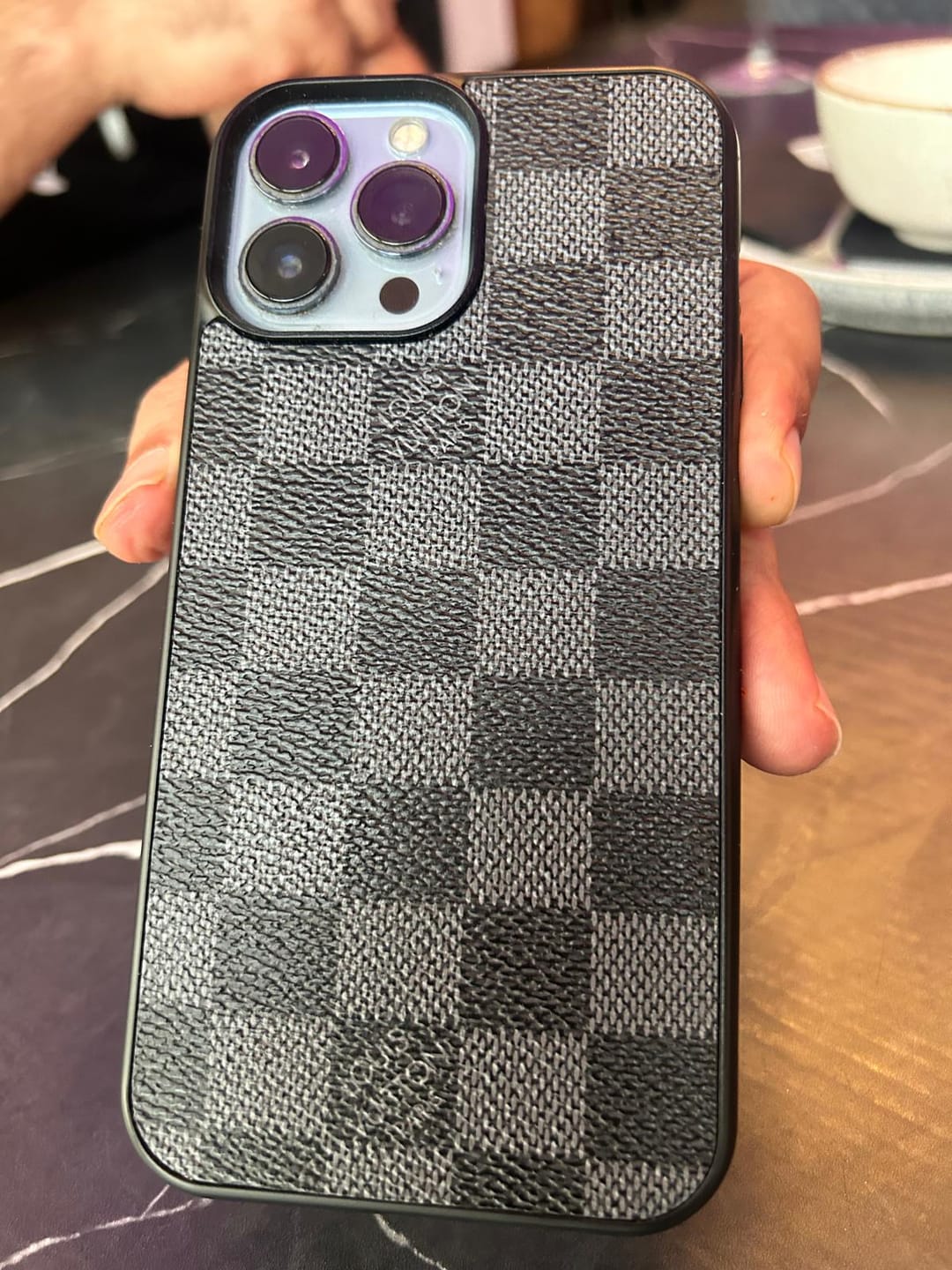 Customer photo review of Black Mono Original iPhone Case