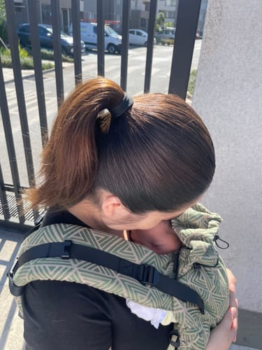 Customer photo review of Mochila Ergonómica tamaño Baby – Neko Slings