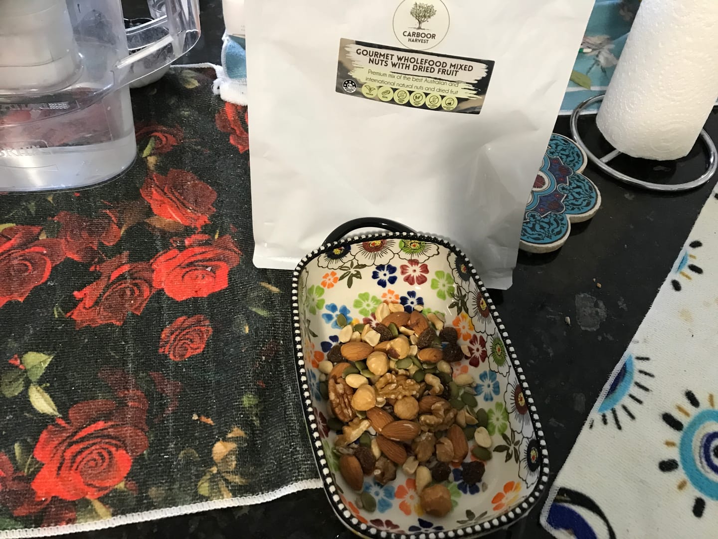 Customer photo review of Gourmet Mixed Nuts (with dried fruit)