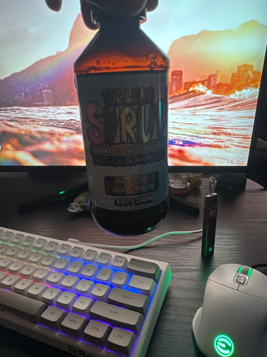 Customer photo review of 600mg THC Syrup