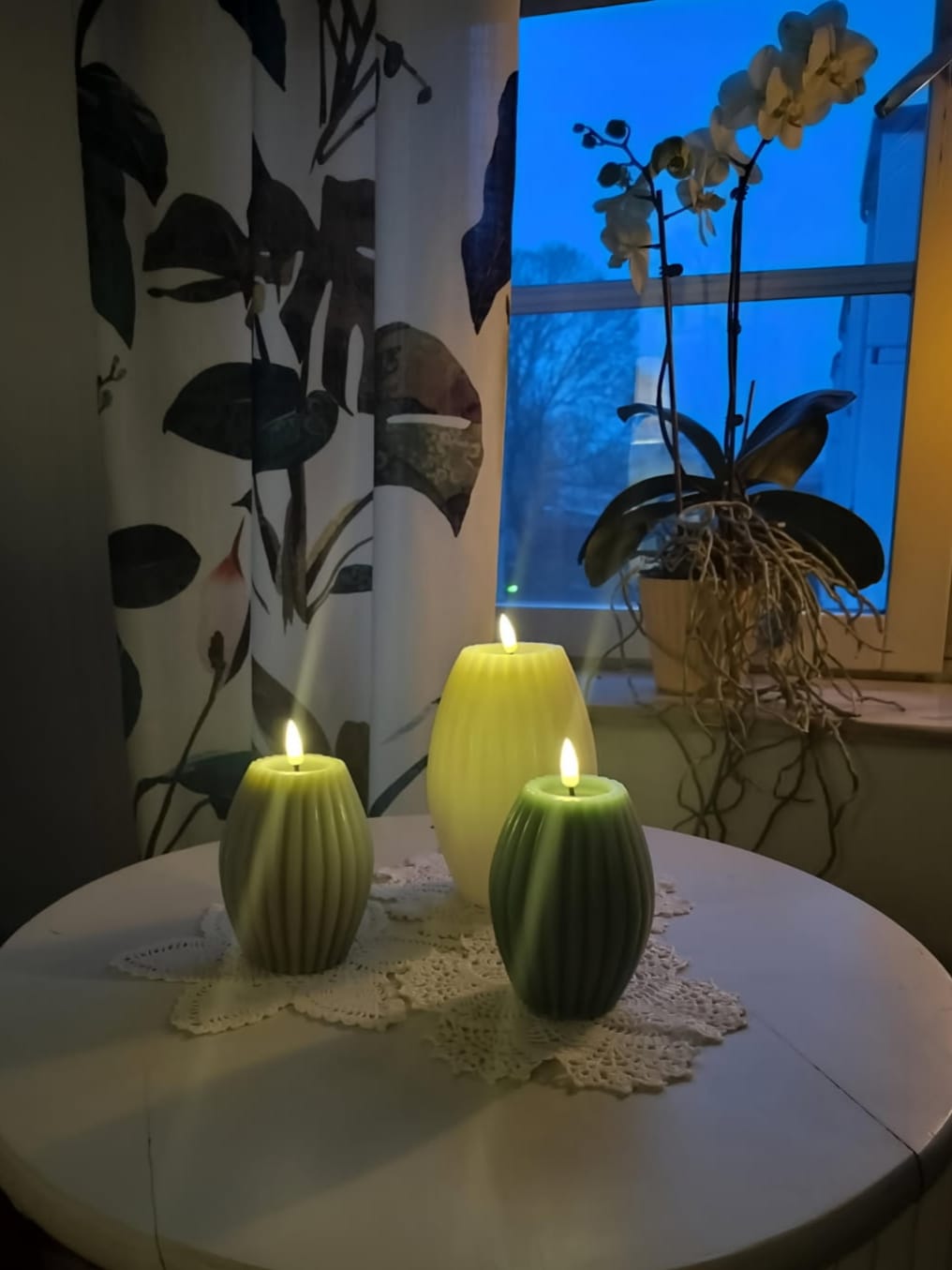 Customer photo review of LED Rillelys D 7,5 x H 10 cm Sand