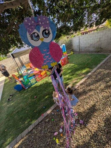 Customer photo review of Add Pull Strings To Any Pinata
