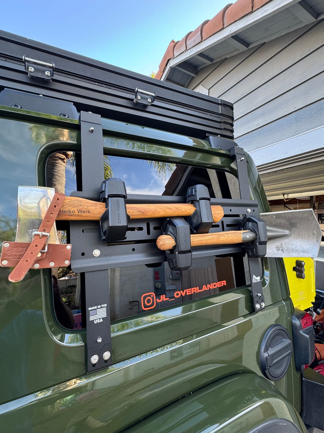 Customer photo review of Pak Rax Kit for the Jeep JL (2018-Current)