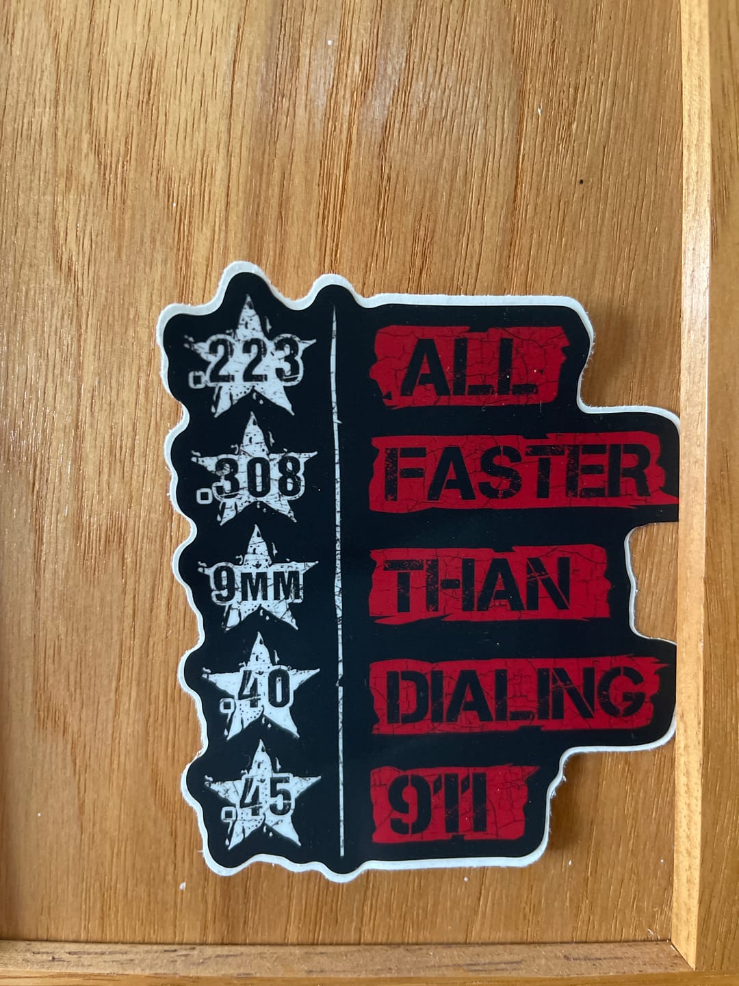 Customer photo review of All Faster than 911 Decal