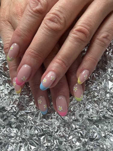 Customer photo review of Gel Polish Rubber Base Coat, Light Pink 10 ml