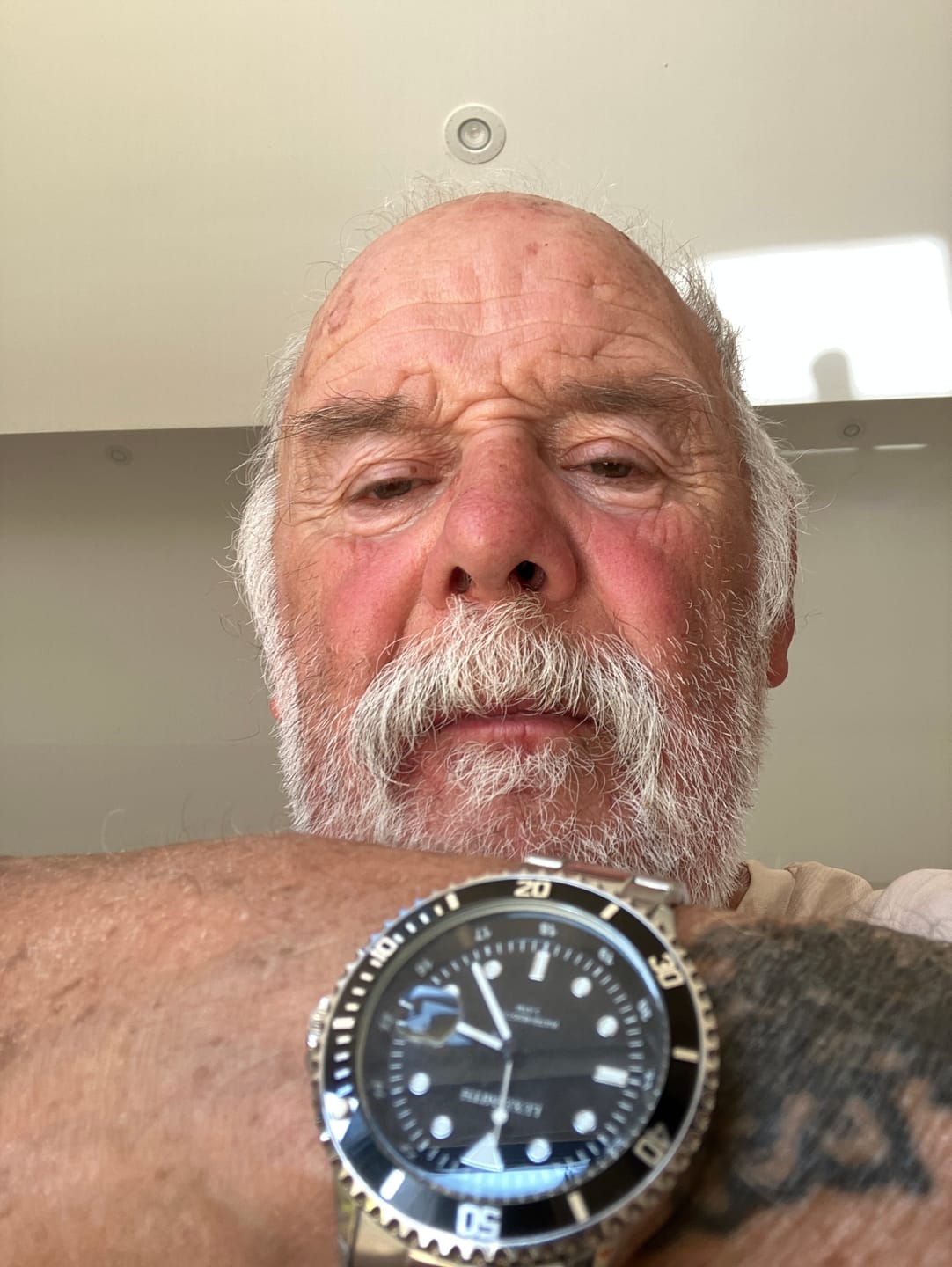Customer photo review of Luxesmith Midnight Edition - Men's Watch