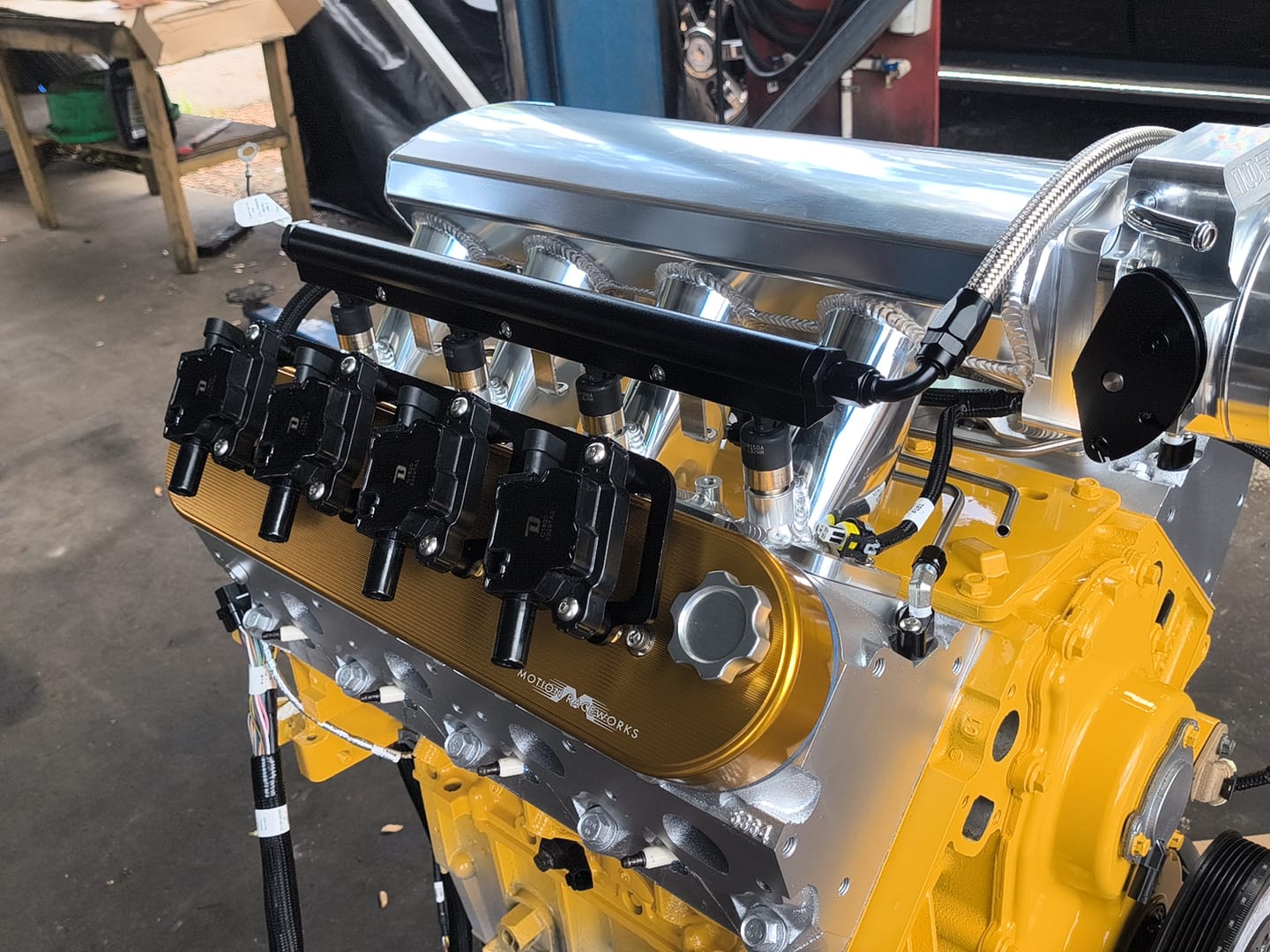 Customer photo review of Motion Raceworks GOLD Billet LS Valve Covers