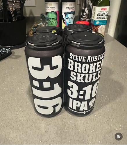 Customer photo review of El Segundo Steve Austin's Broken Skull 3:16 IPA 4Pk Cans