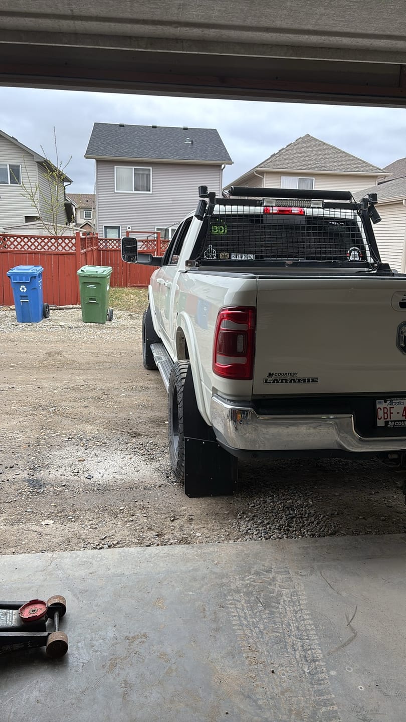 Customer photo review of Trigger Industries Standard Height Mud Flaps