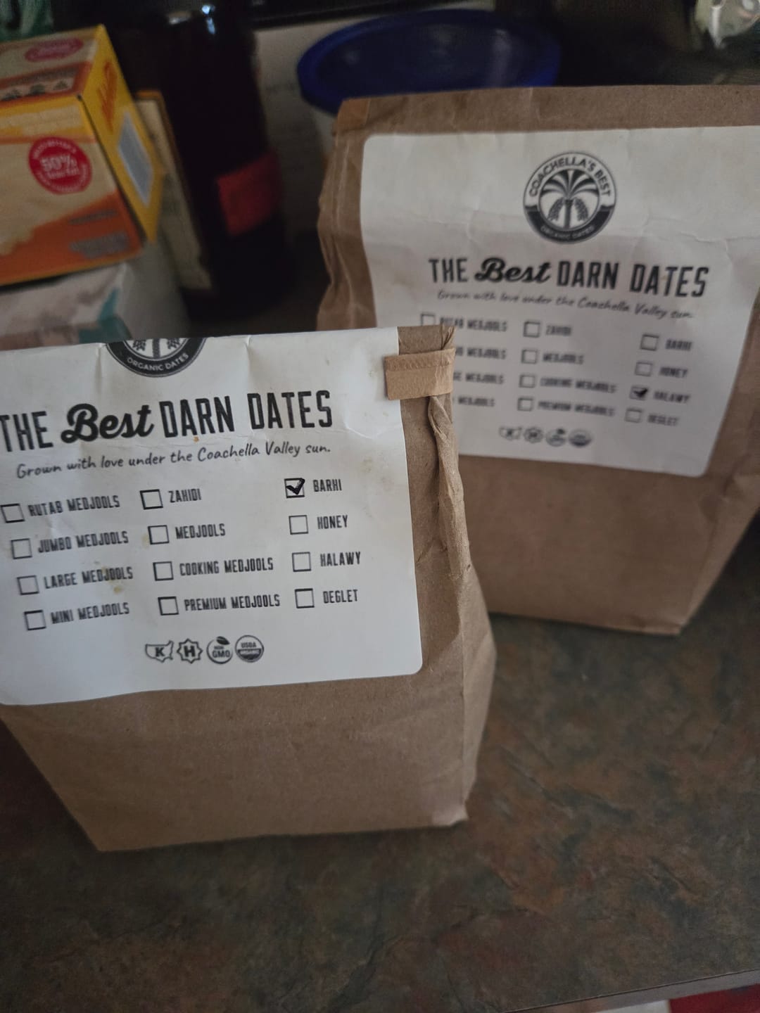 Customer photo review of Mix & Match Date Varieties Snack Packs