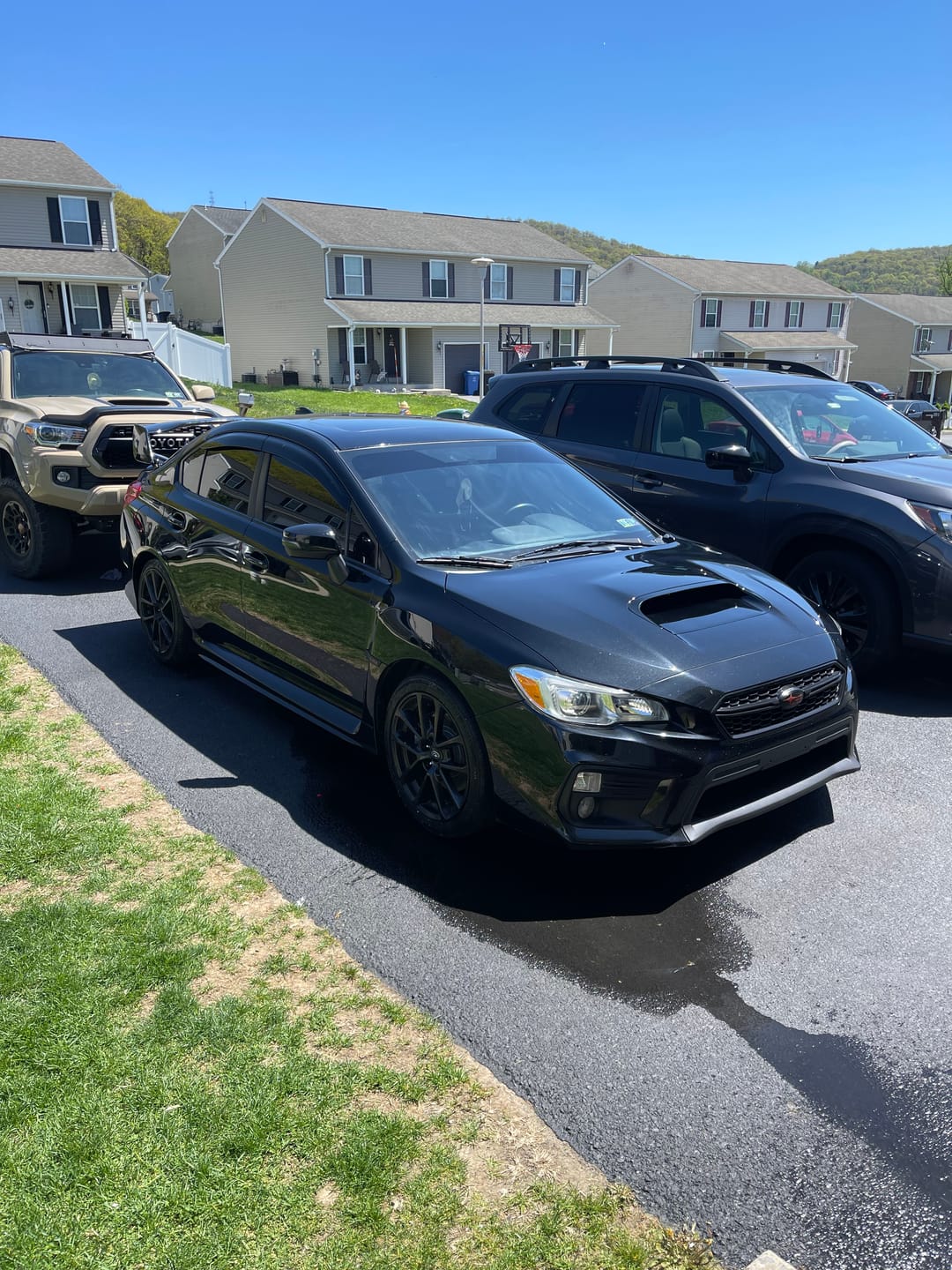 Customer photo review of 2015-21 Subaru WRX | STi Window Visors Wind Deflectors Rain Guards