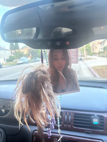 Customer photo review of Custom Car Air Freshener