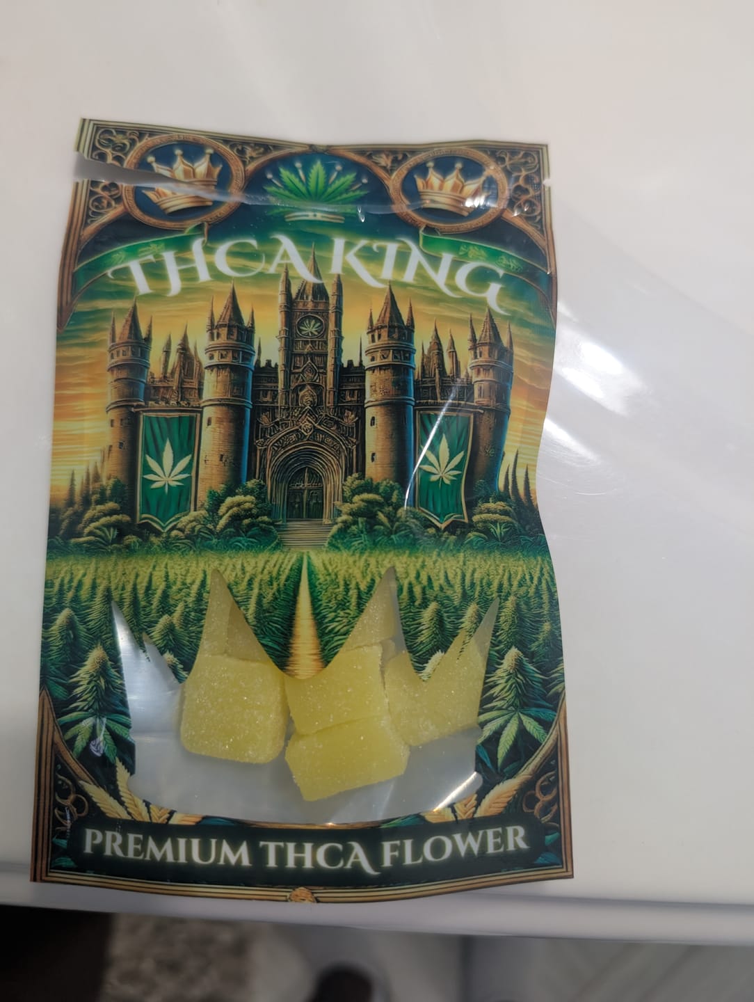 Customer photo review of THCA Gummies