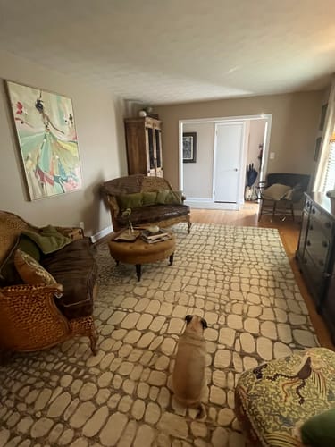 Customer photo review of Modern Abstract Painting #ABAV519