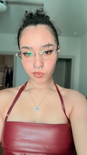 Customer photo review of Sofia Eyeglasses