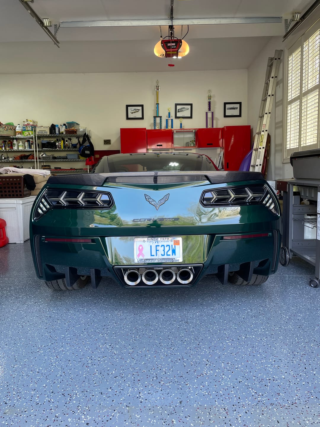 Customer photo review of Corvette C7 Rear Bumper Diffuser Fins