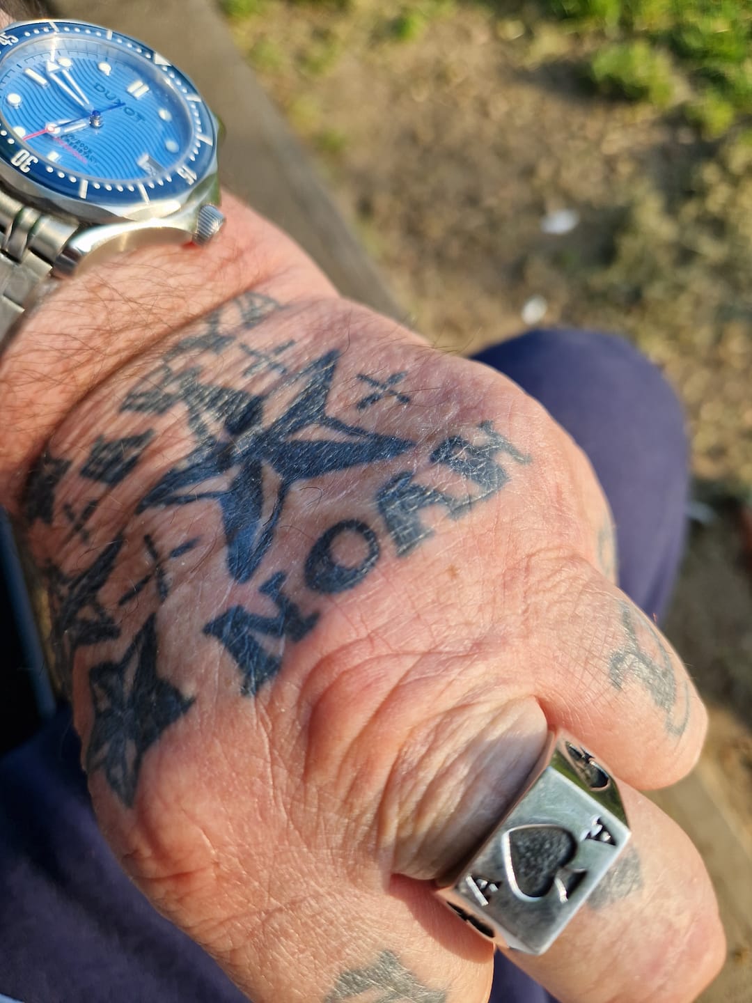 Customer photo review of Ace of Spades.