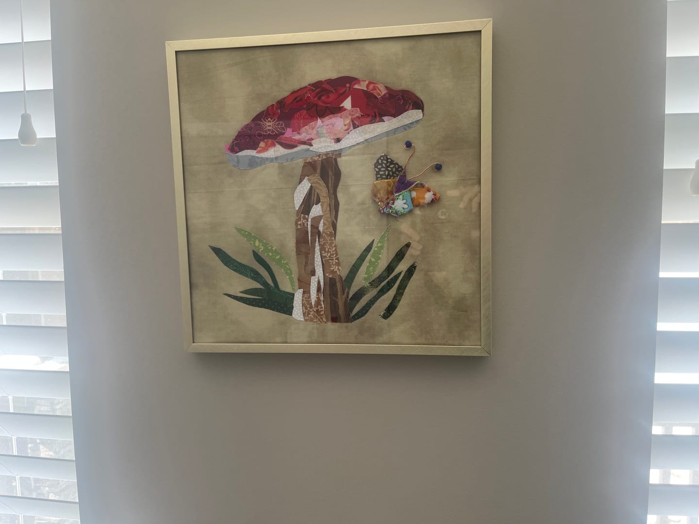 Customer photo review of Take Flight: Fun with Textile Collage