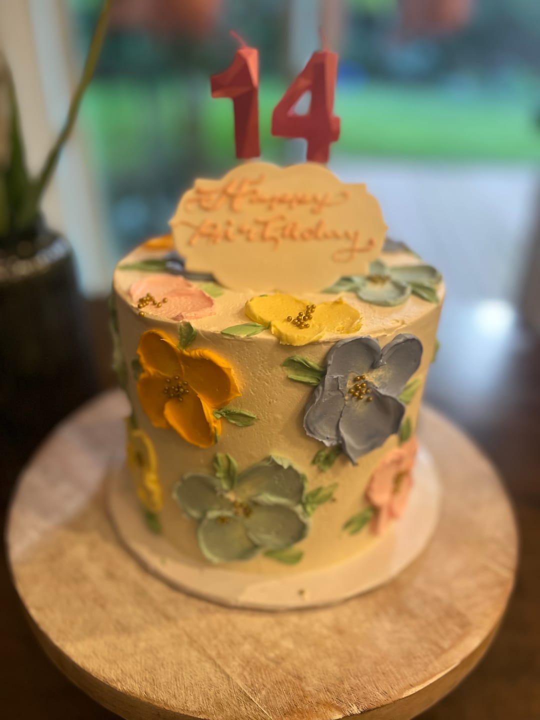Customer photo review of Pastel Easter Cake
