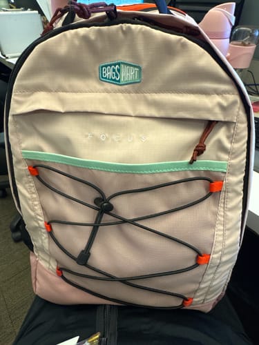 Customer photo review of Focus 26L Upright School Laptop Backpack