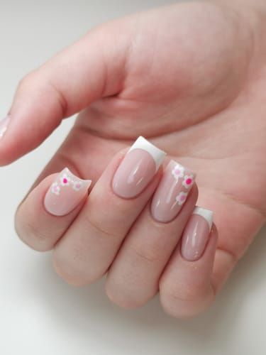 Customer photo review of Fiber base gel "Didier Lab", Milky Pink, 10ml