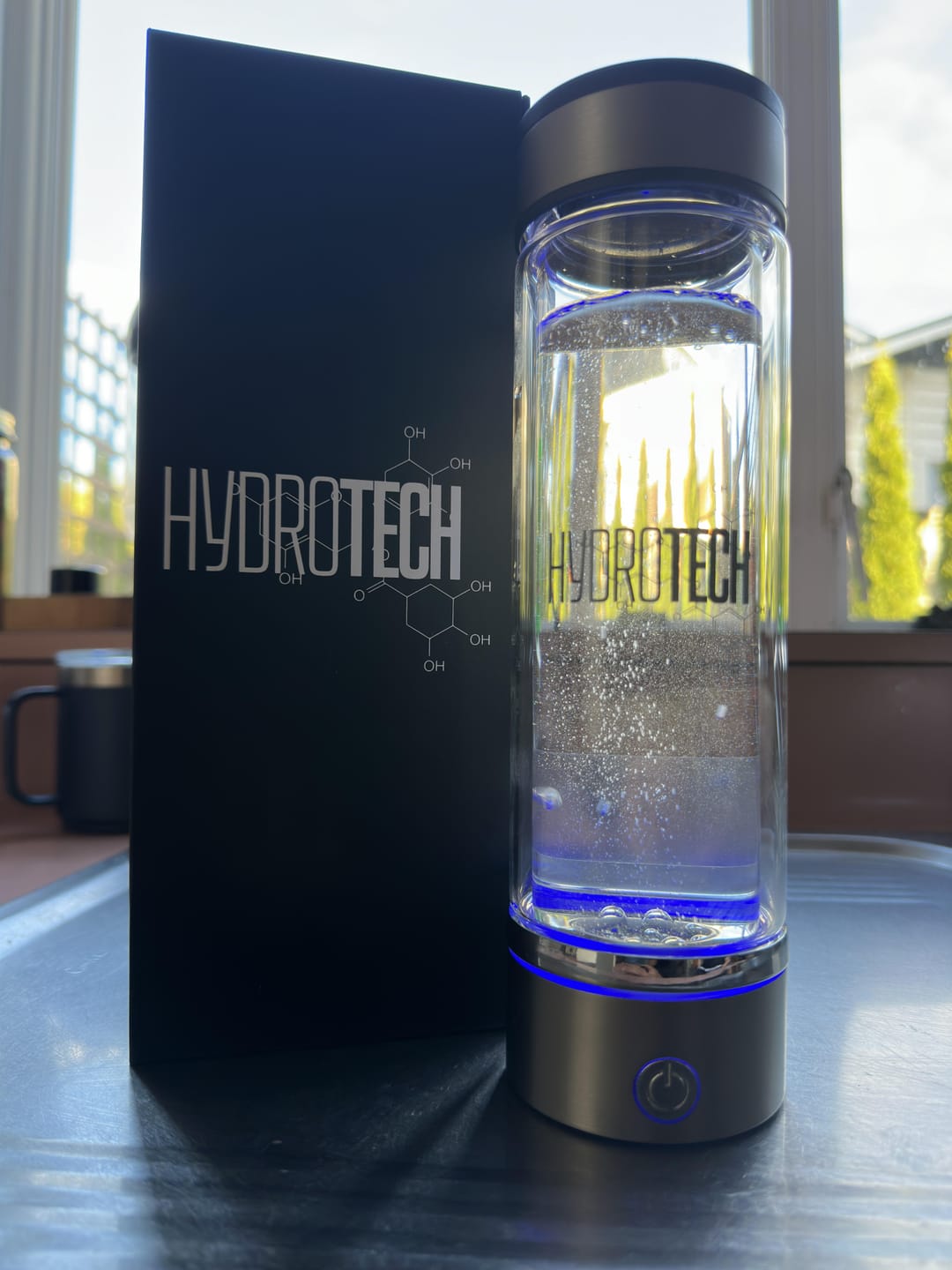 Customer photo review of Hydrogen Water Bottle