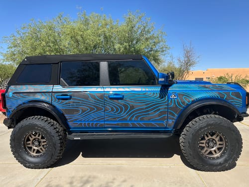 Customer photo review of Bronco 4D: Custom MEK Removable Trail Armor