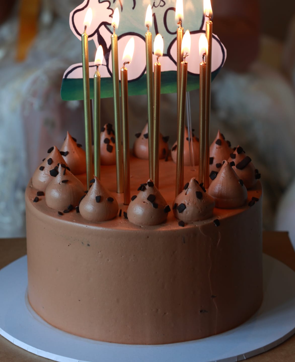 Customer photo review of Classic Chocolate Cake