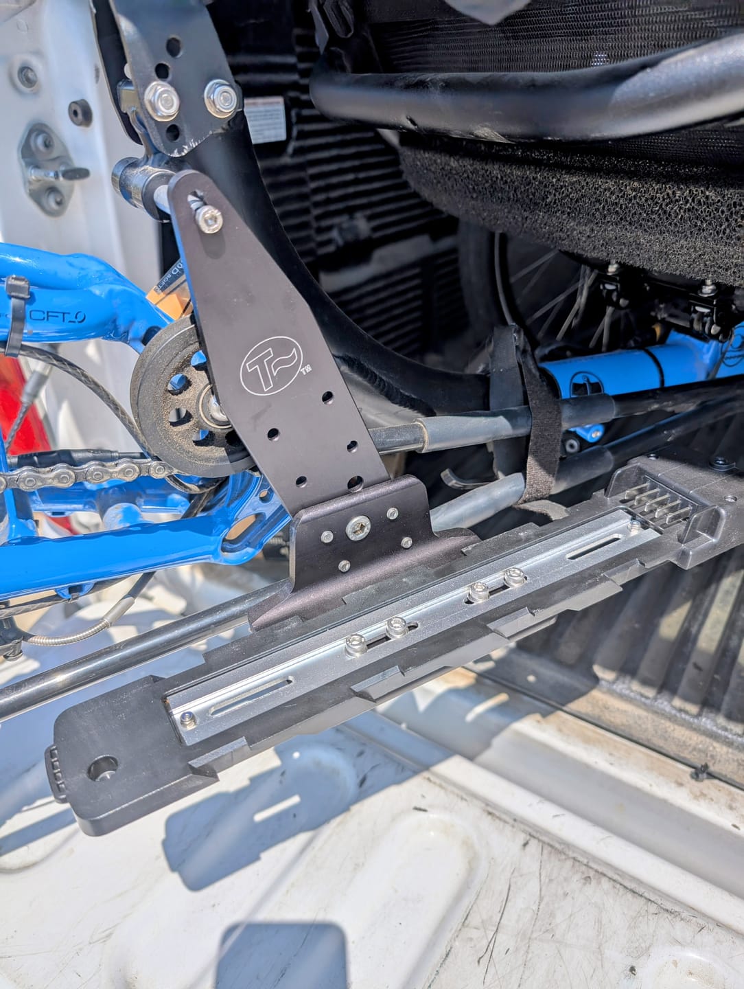 Customer photo review of ICE Configured Battery Mount - Suspended Trikes