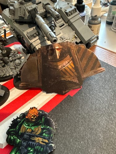 Customer photo review of Man Of Iron - Limited Edition - 4.5”x 3 ish" Sublimation Velcro Morale Patch