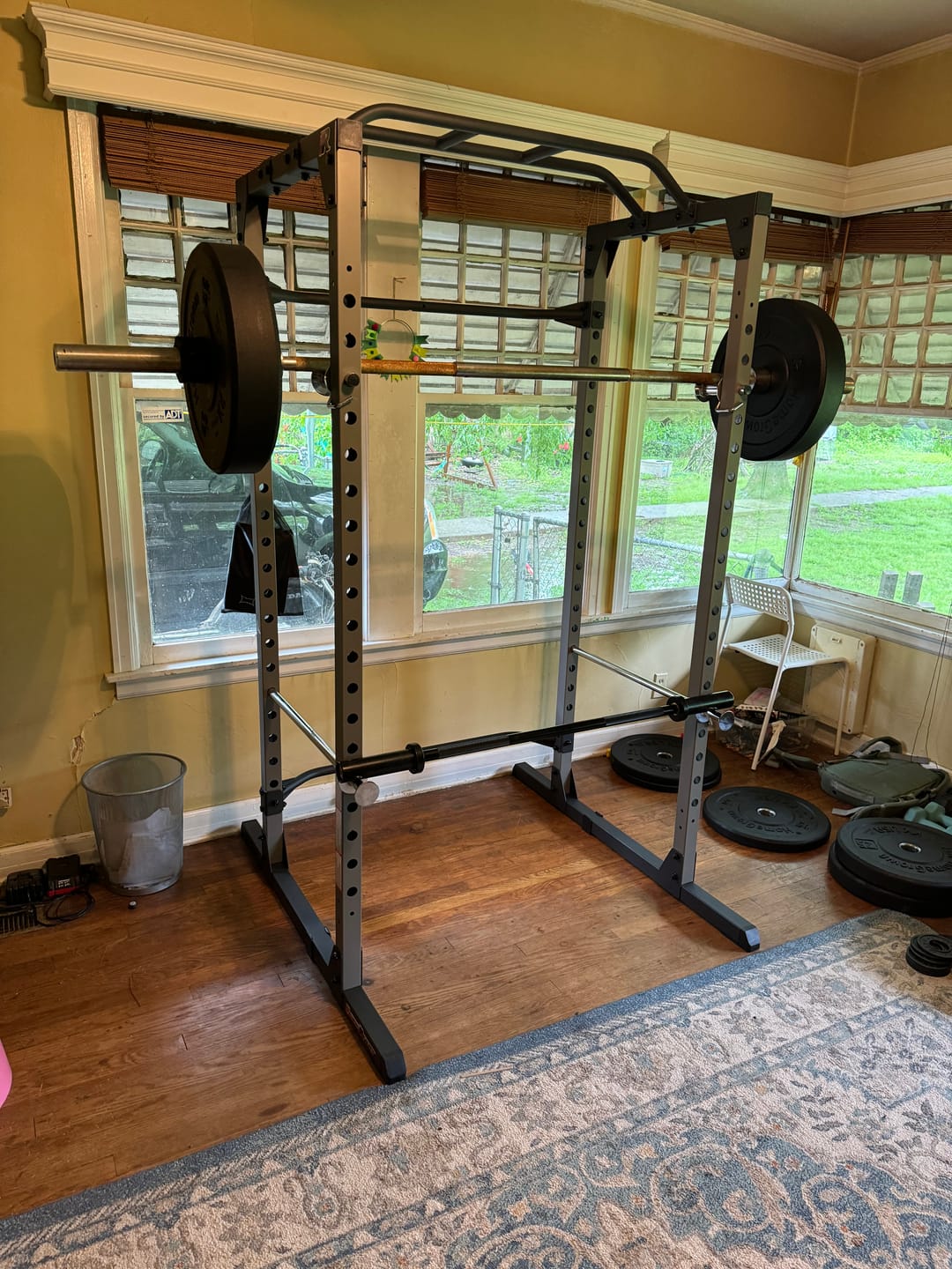 Customer photo review of URA-MAX BLACK Bumper Plate Sets