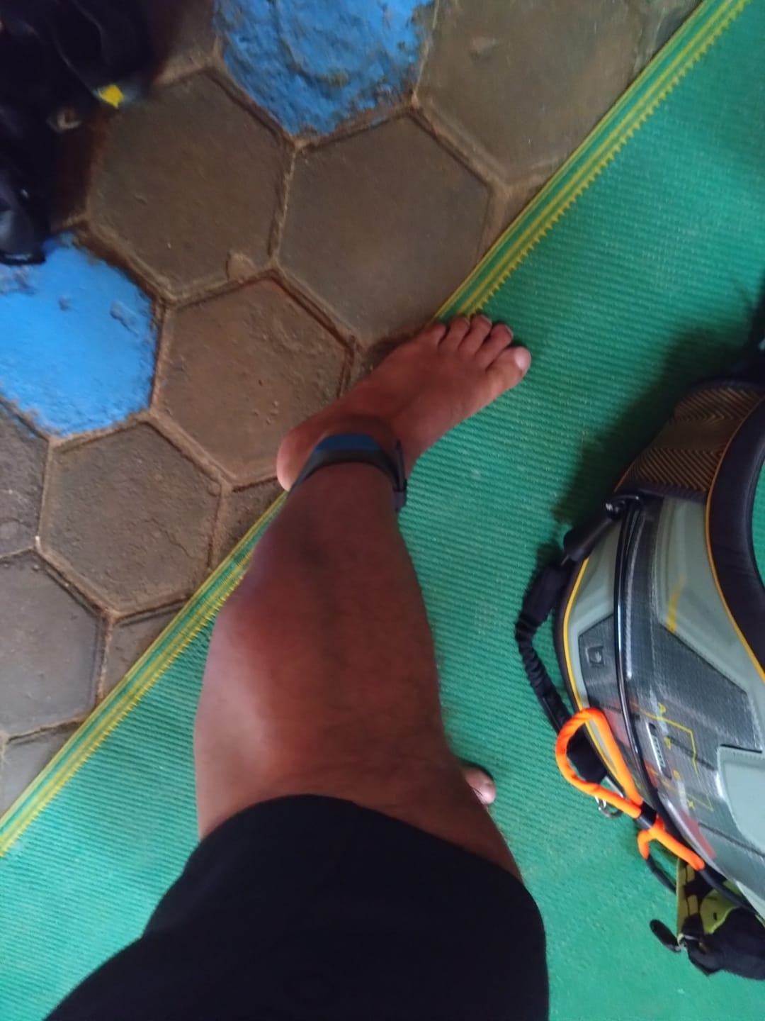 Customer photo review of Sharkbanz 2 – Wearable Shark Deterrent