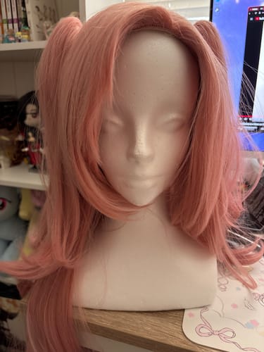 Customer photo review of Zenless Zone Zero Nicole Demara Long Pink Hair Basic Wig