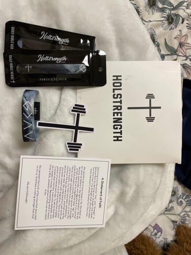 Maura B. review of Daily Bible Verse Wristband image 1 out of 1