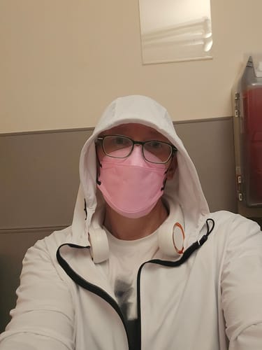 Customer photo review of KN95 Respirator Face Mask: Pastel Bundle