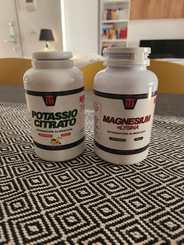 Customer photo review of Potassio Citrato puro al 100% - 160 cps