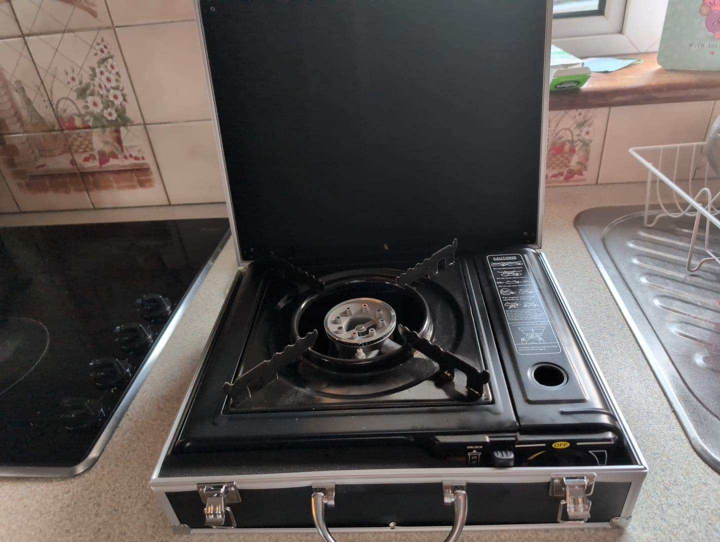 Customer photo review of Tekson Portable Gas Stove   2 in 1