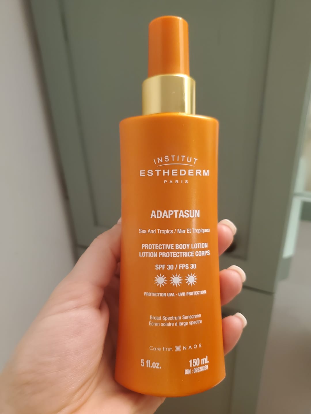 Customer photo review of Adaptasun - Lotion protectrice corps FPS 30